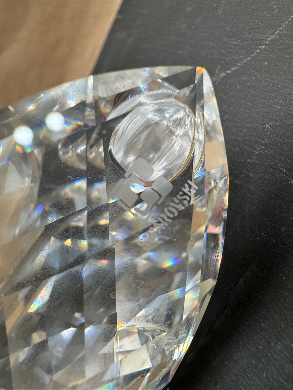 Swarovski Crystal Swan Figurines Clear Glass Set of Three - Picture 7 of 16